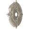 Ekena Millwork Attica PVC Ceiling Medallion (Fits Canopies up to 7 3/4"), Brght Coat Chrome, 22"OD x 3 1/2"ID x 1"P CMP22ATBCR - alternate 4